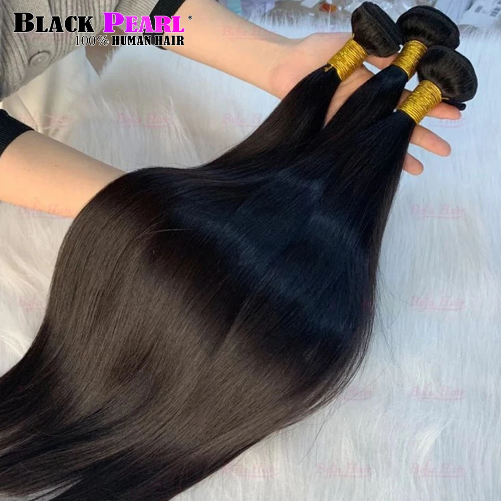 Original Human Hair Bundles Brazilian Remy Hair Weave Bone Straight Human Bundles 30 Inch Extensions 12A