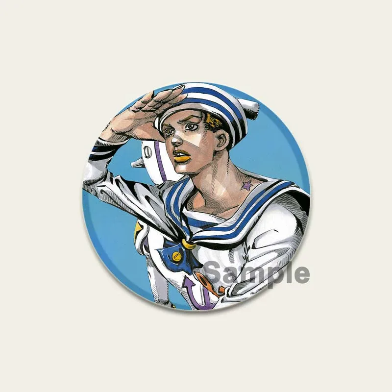 Jojo's Bizarre Adventure Anime Brooch Collection - HD Print Pins