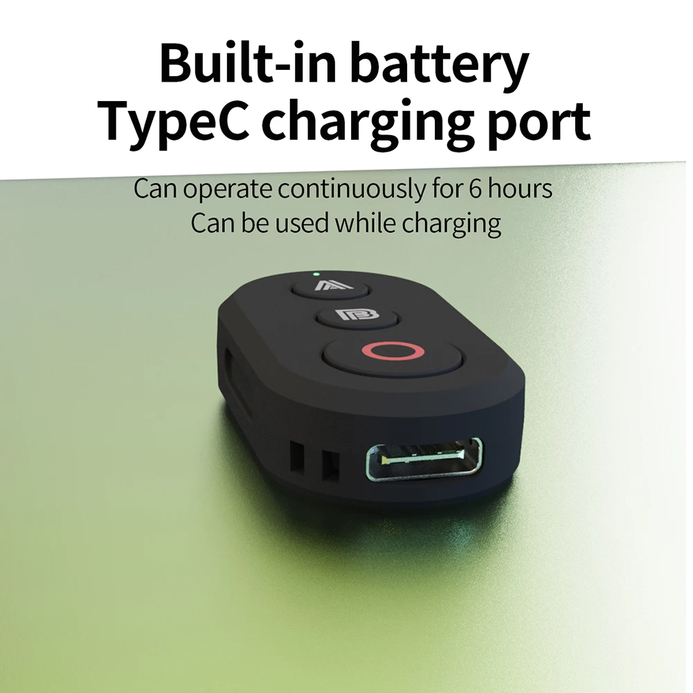 Bluetooth Remote Control for Insta360 X4 X3 X2 Ace Pro 2 Camera Photography Shutter Release Button Controller for GOPRO 13 12 11