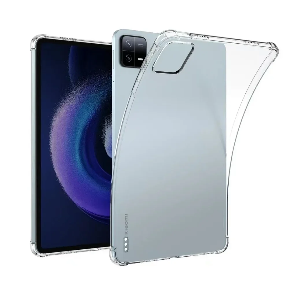 For Funda Xiaomi Pad 6 Case Silicone soft shell TPU Airbag cover clear  protective capa For mi pad 6 6 Pro Case - AliExpress