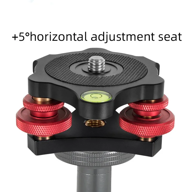 Tripod Head Speedy Leveling Base Horizontal Adjustment Base Offset Bubble Level FOR Canon Nikon DSLR Camera Tripod & Monopod