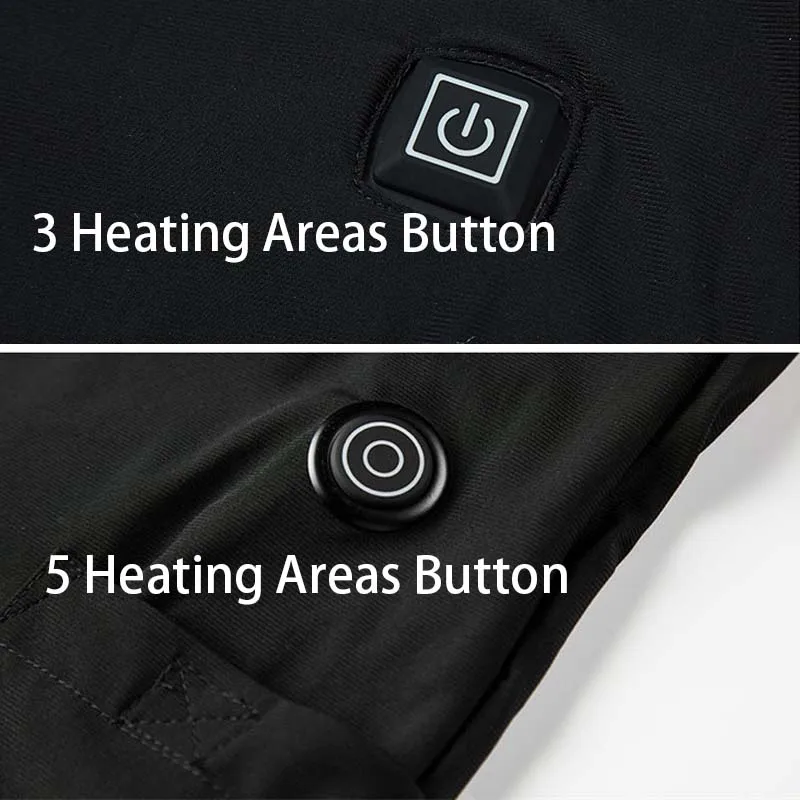 Men Women Electric Heated Vest Jacket Winter Thermal Sleeveless Waistcoat Skiing Climbing Fishing Sportswear Usb Heater
