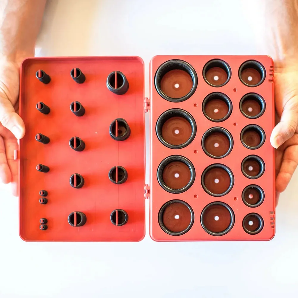 O-Ring Case O-Ring Assortment Sealing Wear Resistant Plastic Storage Box Deformation Resistant Good Elasticity