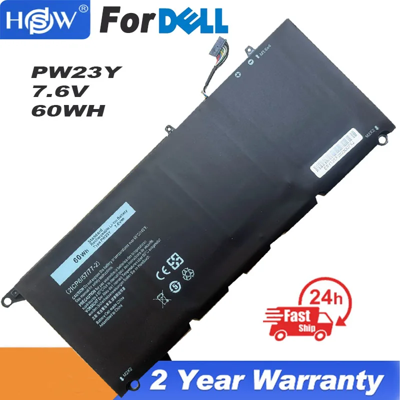 Nuovo Rnp72 Tp1Gt Xps 13 9360 Pw23Y 60Wh 100% Authentique Xps 13 9360 Pw23Y Rnp72 Tp1Gt