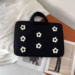Charming Floral Tablet and Laptop Handbag - 14 - 15 inch (Xiaohuashouti)