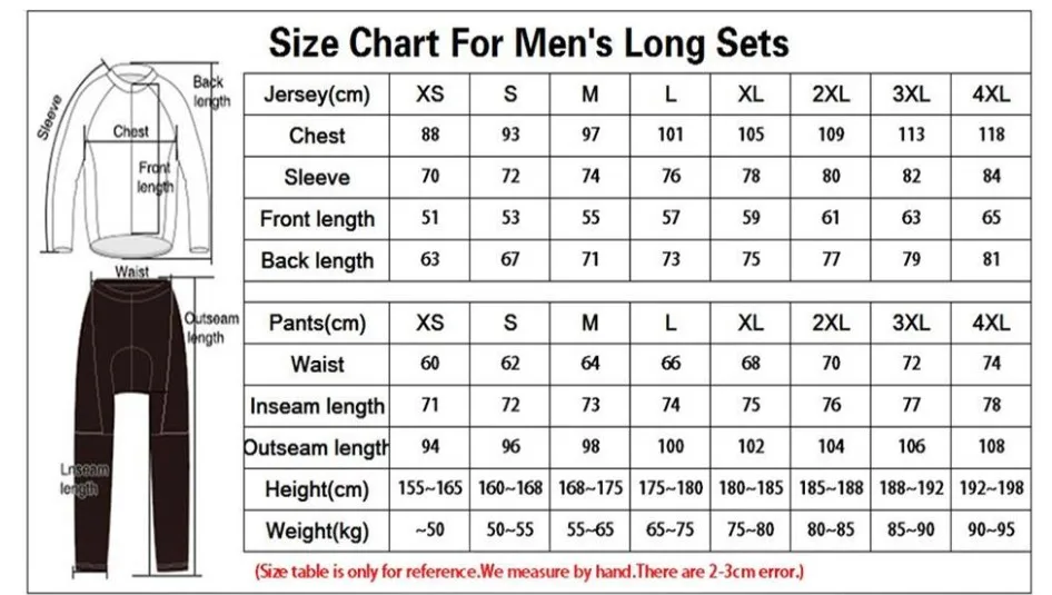 Description Picture 2 of item2024 Team Tour De Italia Giro Cycling Jersey Mens Clothing Suit Long Sleeve Top MTB Bike Road Pants Bicycle Bib Ropa Ciclismo