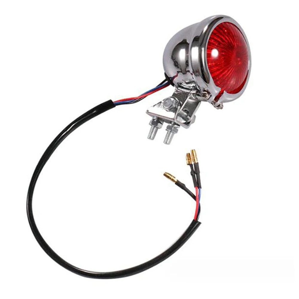 

1 PC Durable Moto TailLight Lights Brake Stop Light For Bobber Chopper Rear Tail Light