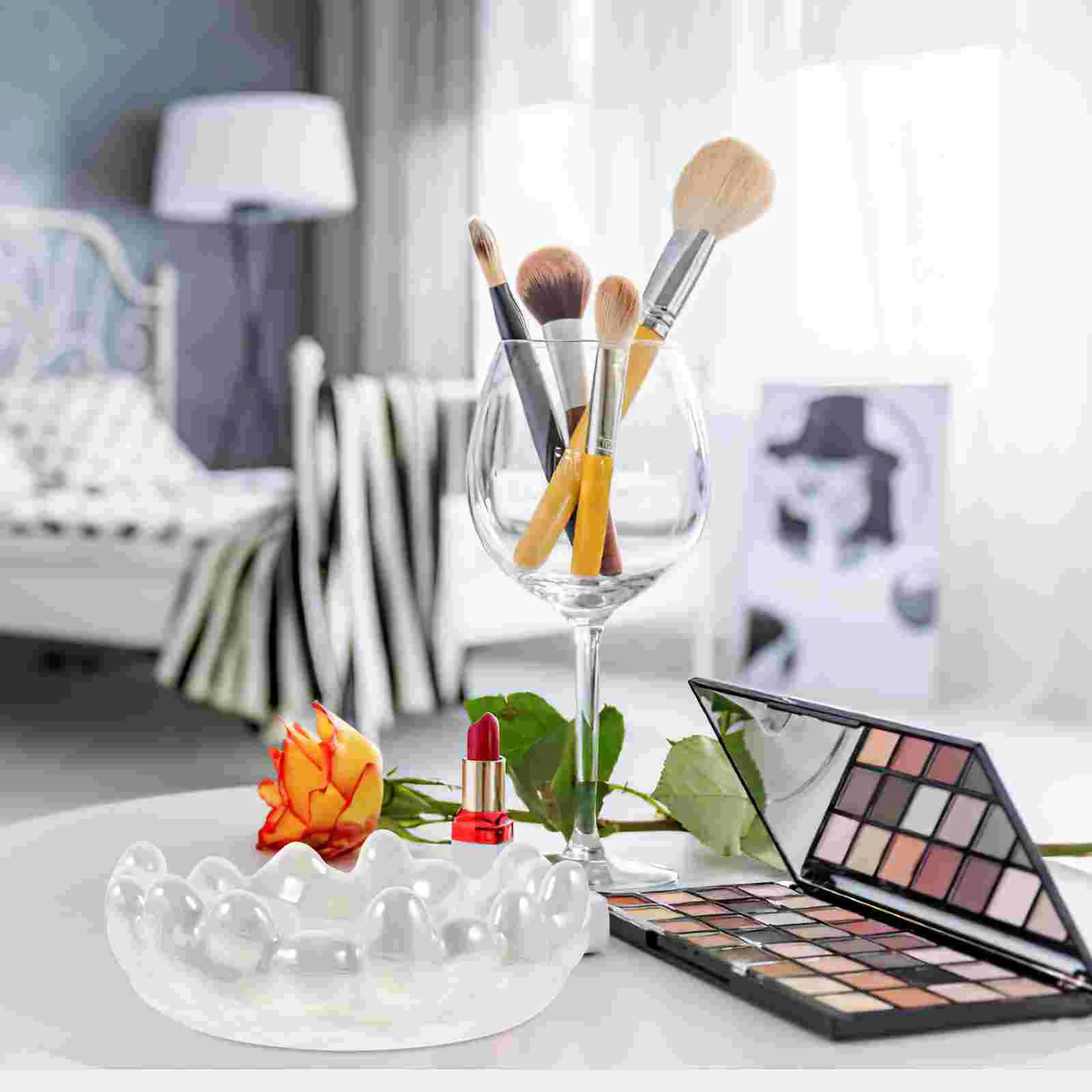 

Jewelry Plate Crafts Display Tray Ceramic Storage Tray Rings Display Tray Photo Prop