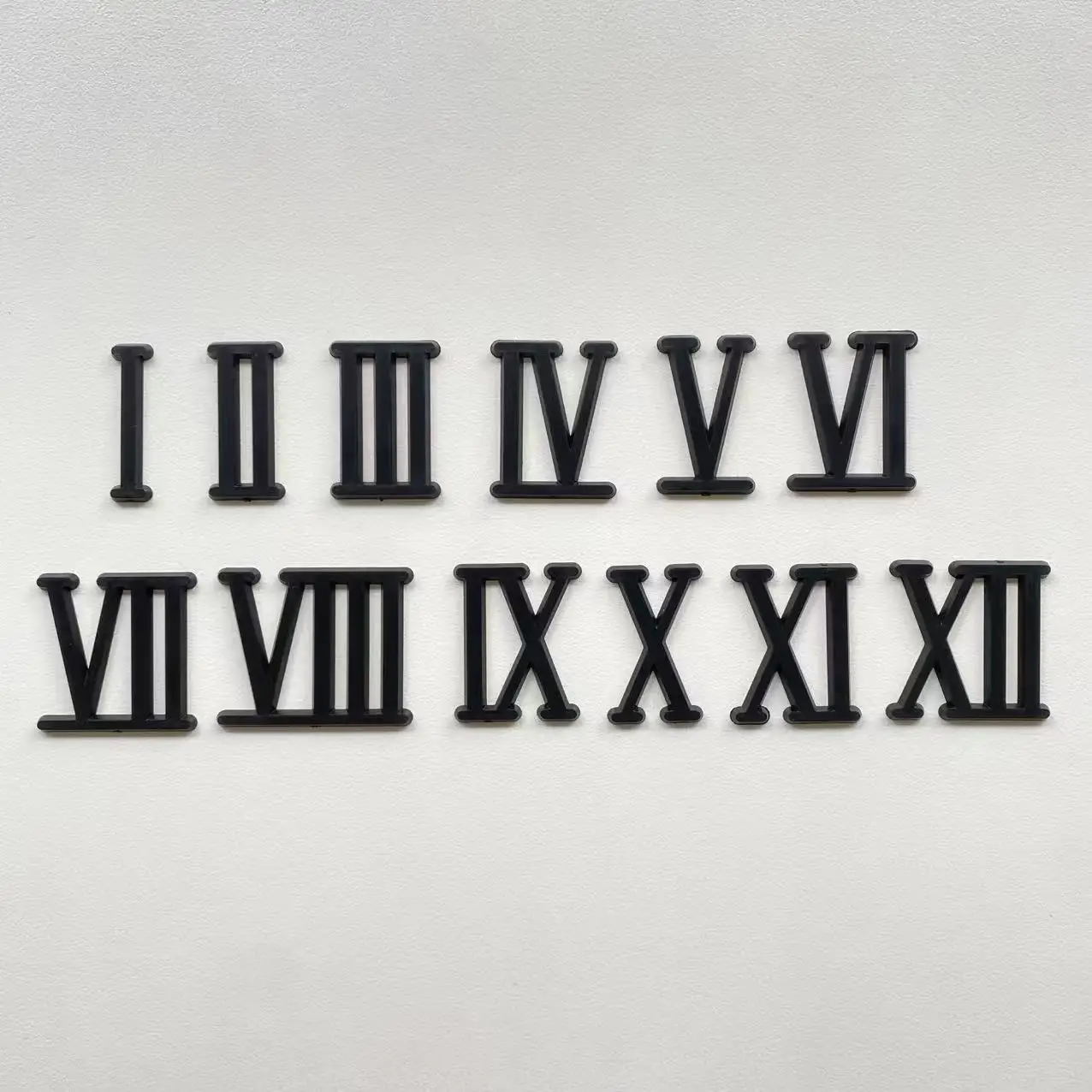 Roman Numbers for Quartz Clock DIY Parts Kit Replacement Old Model Wall Digital Watch Accessories Creative Crafts Assembly Spare