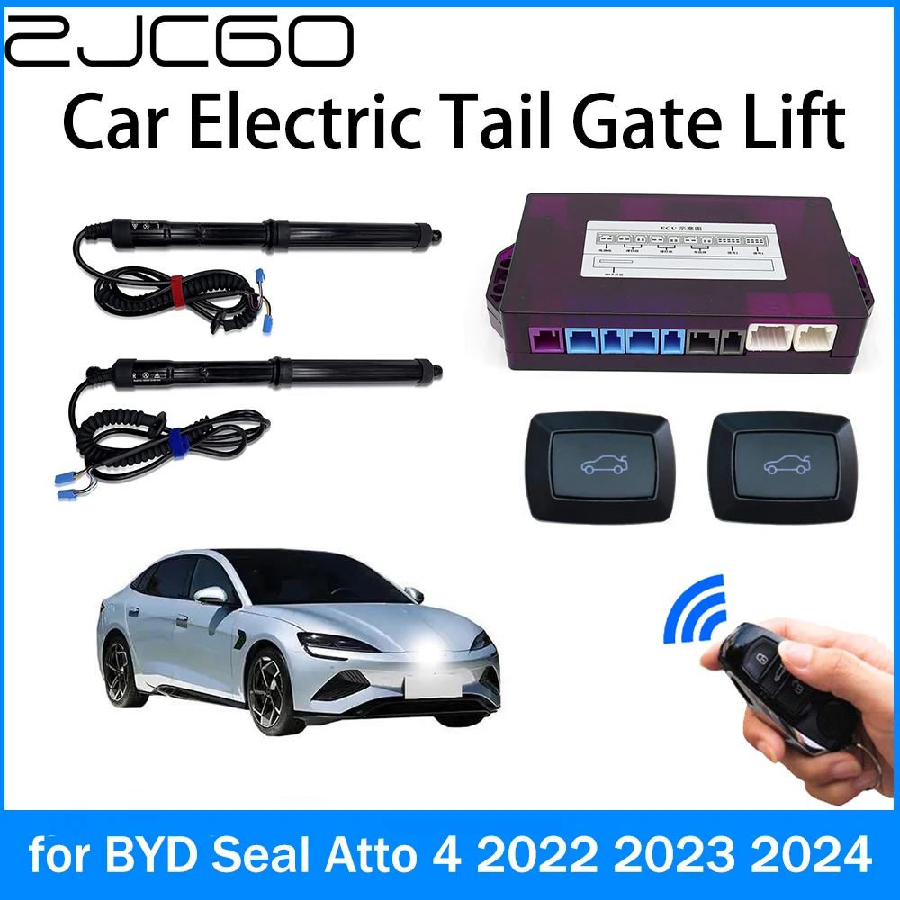 

ZJCGO Car Power Trunk Electric Suction Tailgate Intelligent Tail Gate Lift Strut for BYD Seal Atto 4 2022 2023 2024