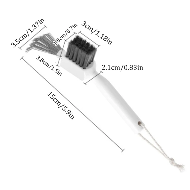 2 in1 Comb Cleaner Delicate Cleaning Hair Brush Comb Cleaning Tools Handle Embeded Tool  Airbag-comb Cleaner Edge Brush 2