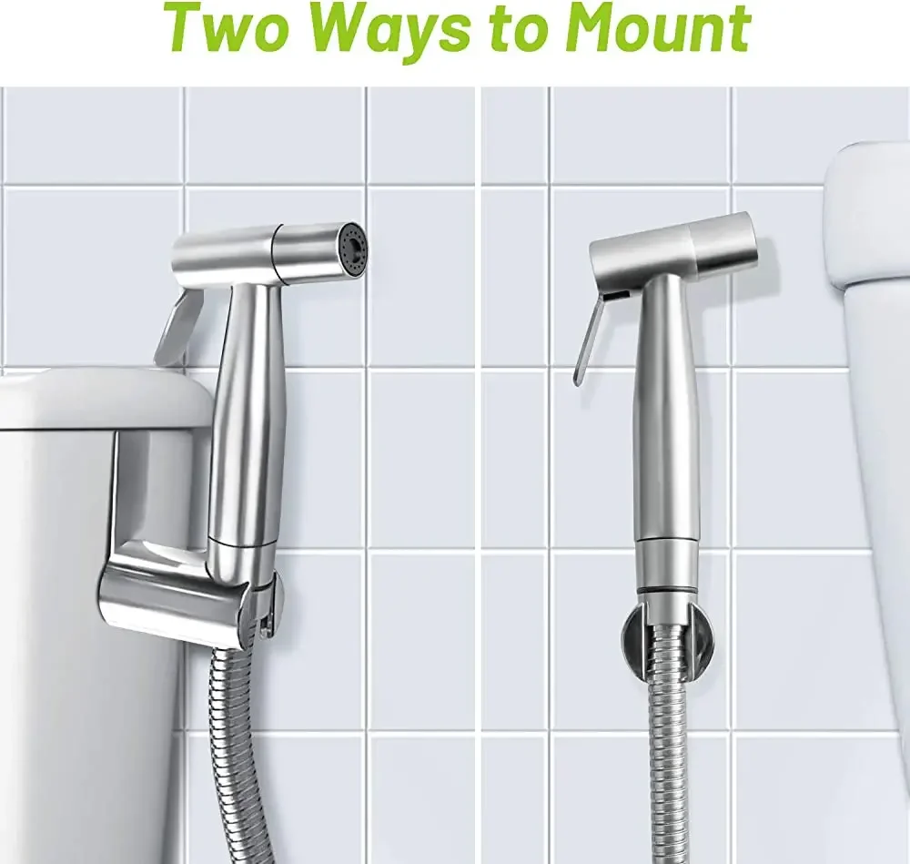 Handheld Toilet Bidet Sprayer Set Sprayer Guns Shower Handheld Hand Bidet Faucet Bath Tap Hand Shower Head