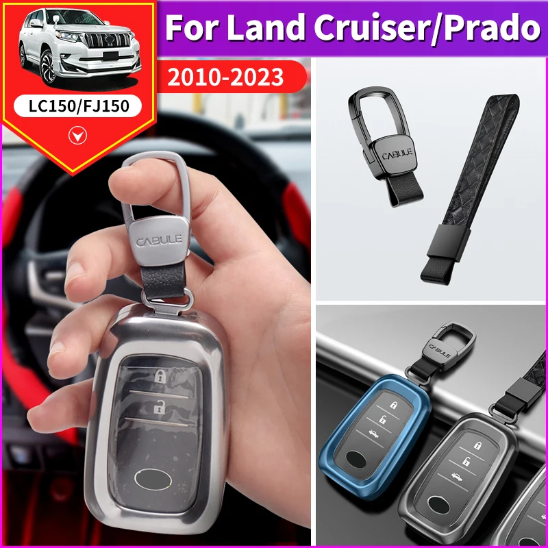 

Fully Enclosed Protection Metal Key Shell For Toyota Land Cruiser Prado 200 150 LC150 LC200 Modification Upgraded Accessories