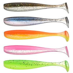 30pcs 5cm 1g Soft Plastic Fishing Lures Paddle-Tail Silicone Artificial Baits Pesca Wobbler Pike Perch Trout Bass Lure