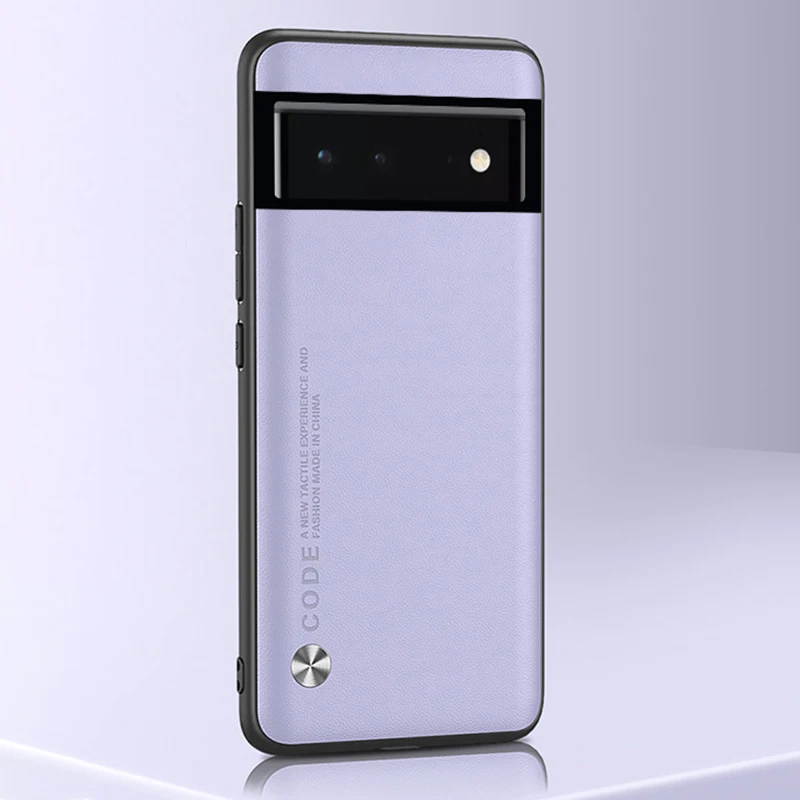Luxury Soft Vegan Leather Grain Slim Protective Back Cover Case