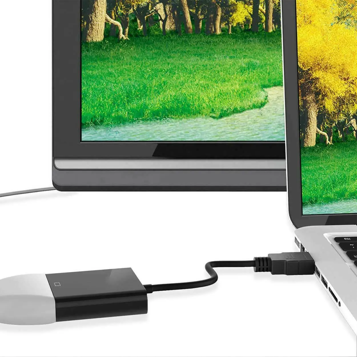 HDMI-ȣȯ -VGA - ̺ ȯ , PC  4K 3.0 