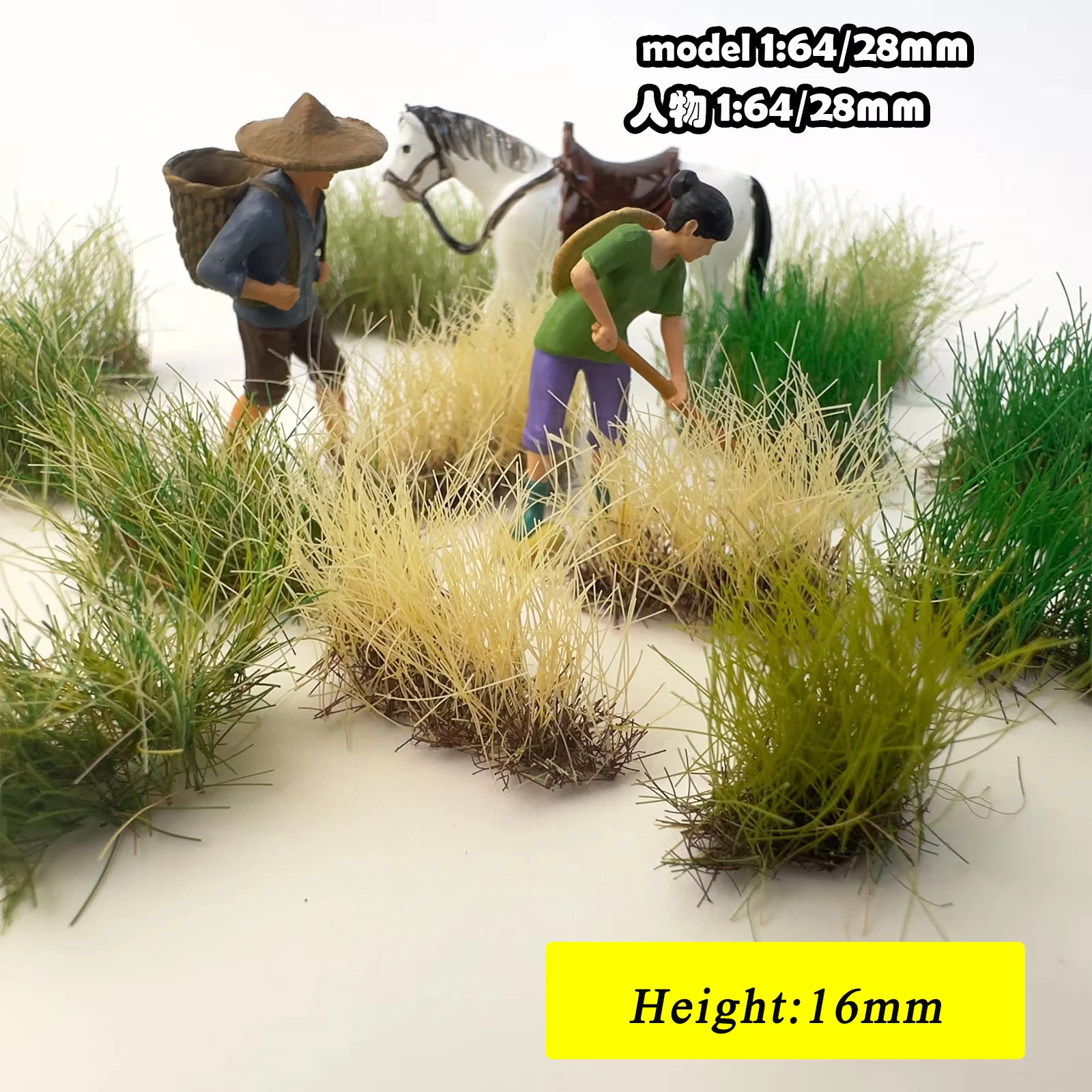 16mm Static Grass Tuft Artificial Flower Clusters For Military Wargaming Scenery Diy Model Making Diorama