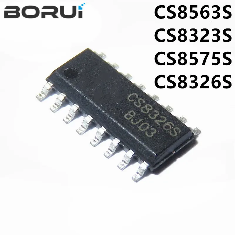 

10 шт./лот CS8323S CS8323 CS8326S CS8326 CS8563S CS8563 CS8575S CS8575 SOP-16 новый оригинальный аудио чип IC