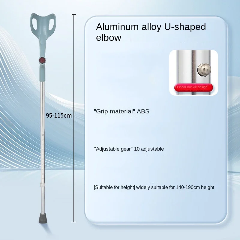 2 Pack Forearm Crutches for Adults, Adjustable Adult Crutches, Aluminum Crutches for Walking Aluminum Rehabilitation Crutches 2
