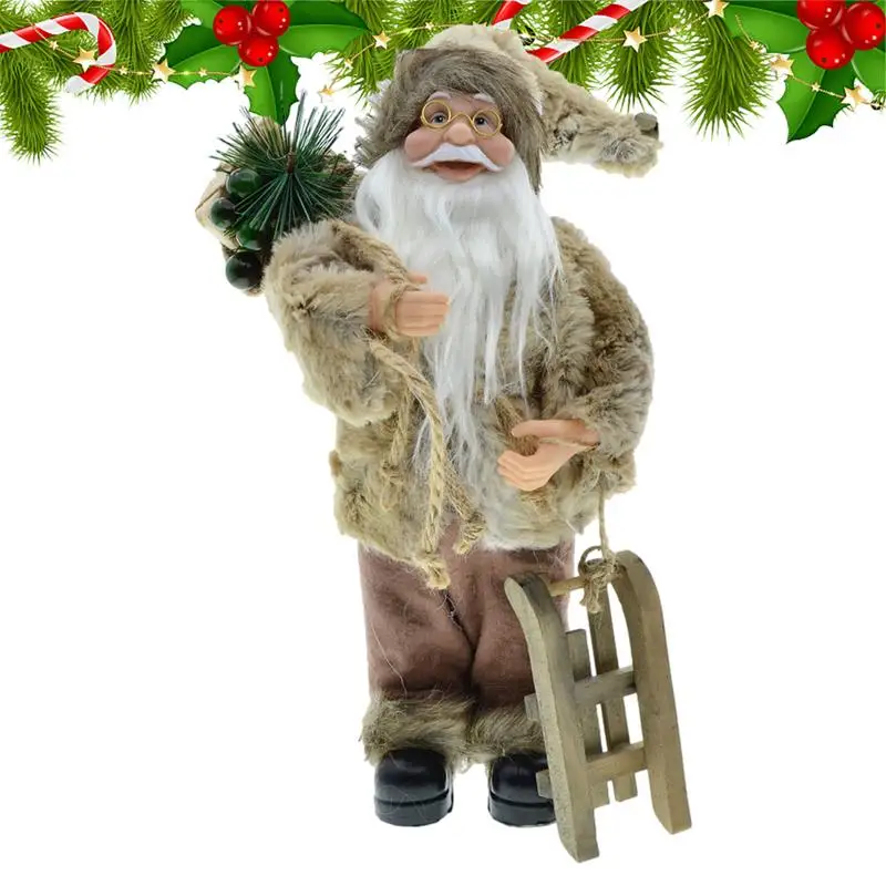 

Рождественские куклы Санта-Клаус, куклы Санта-Клаус, декоративная фигурка, Рождественская Фигурка Санта-Клауса, стоячие украшения для