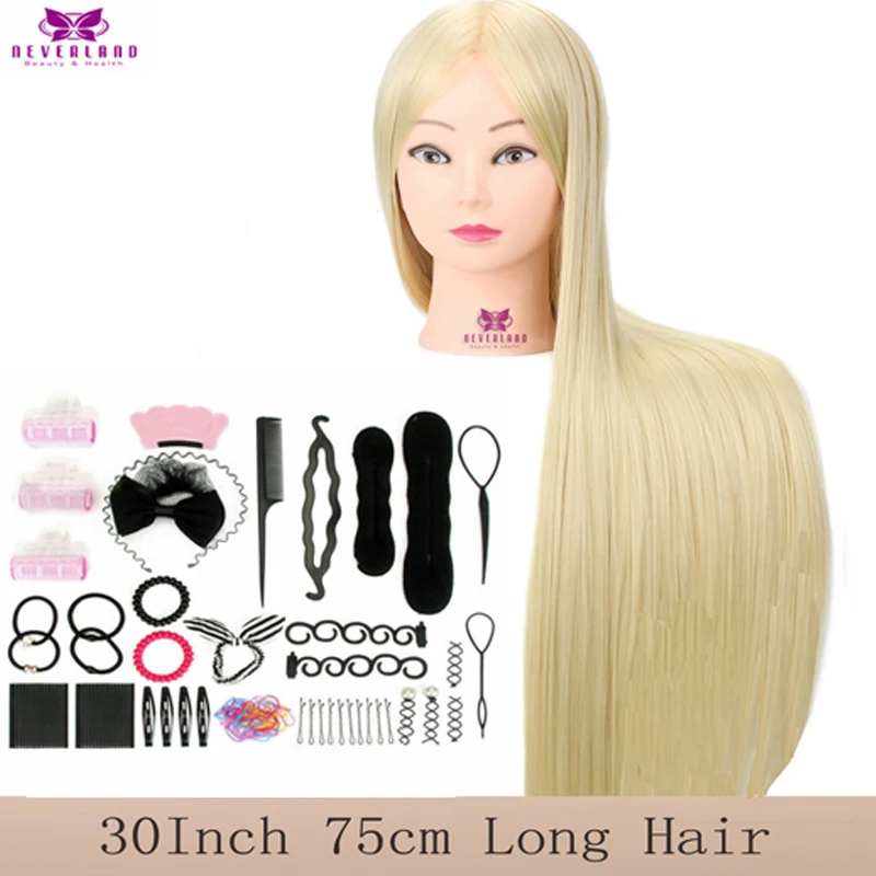 80% Real Hair Practice Training Head with 160cm Tripod Hairstyle Doll With  Shoulder Braiding Mannequin