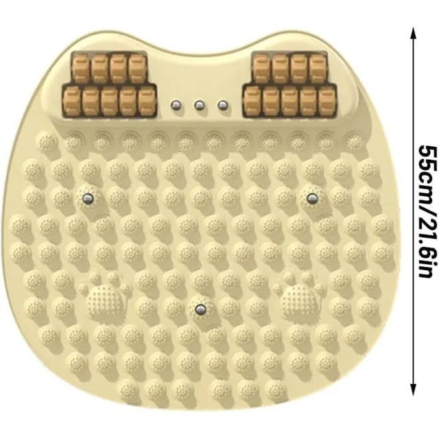 Jogging Acupressure Board Foot Jogging Massage Mat Acupressure Board Acupressure Mat Foldable With Rollers For Foot Relaxation 2
