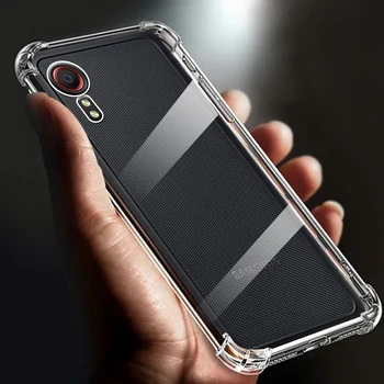 Adatto per Samsung Galaxy Xcover 5 6 pro custodia Airbag addensata antiurto custodia morbida per telefono cover posteriore trasparente M A 01 03core