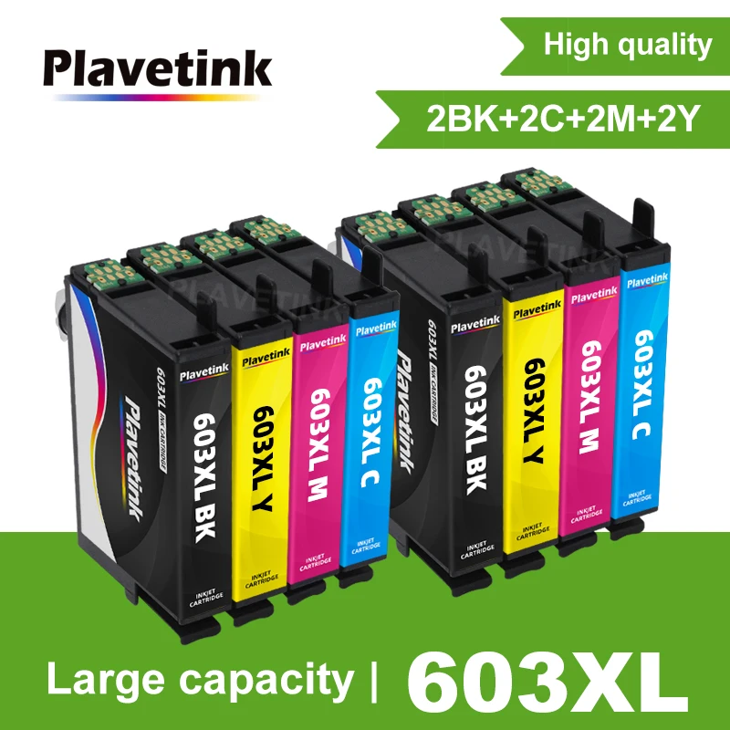 Cartuccia Di Inchiostro Compatibile Plavetink 603Xl T603 Per Stampante Epson Xp 2100 2105 3100 3105 4100 4105 2810 2830