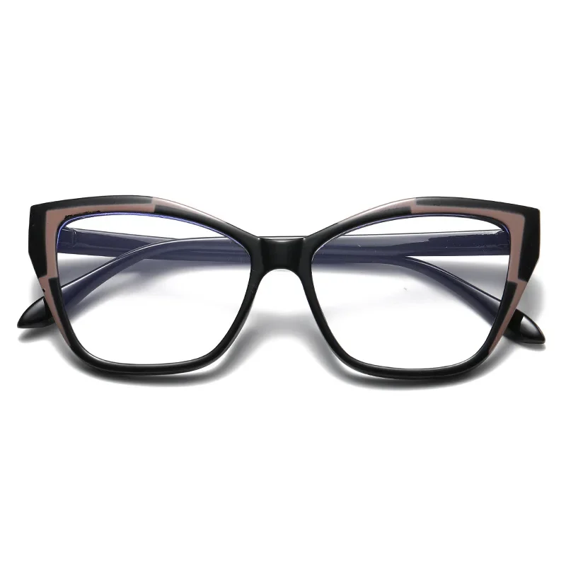 

Модные женские прозрачные очки, очки с блокировкой синего света, брендовые дизайнерские женские очки кошачий глаз, женские очки с защитой от синего искусства