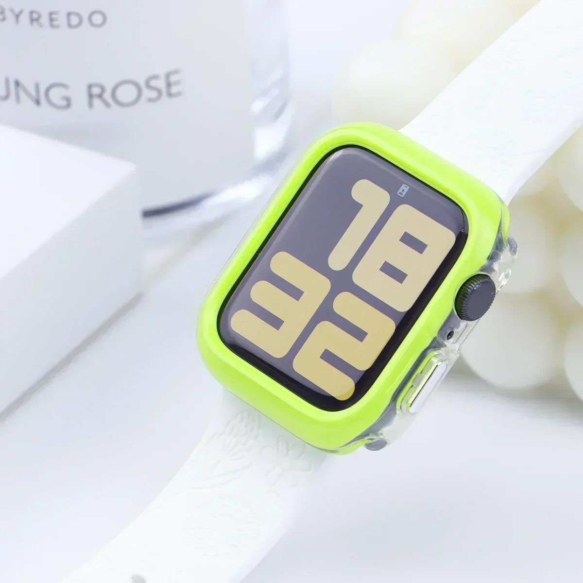Transparent TPU Protective Case for Apple Watch - Durable Bumper Shell Accessories