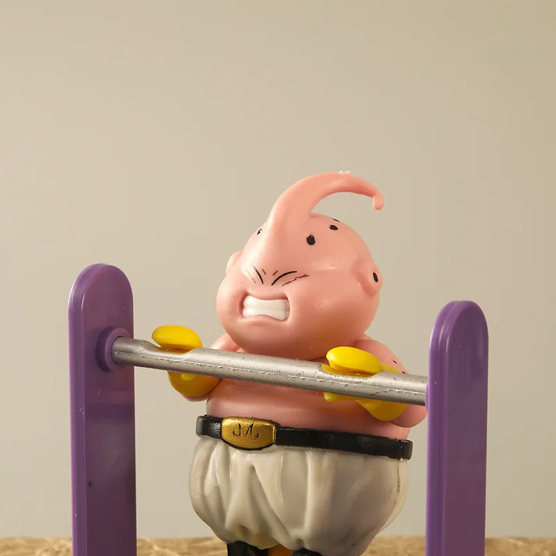 Dragon Ball Majin Buu Action Figure Anime Periphery PVC Doll Toys Cartoon  Muscle Model Ornaments Cute Children Birthday Gift Hot