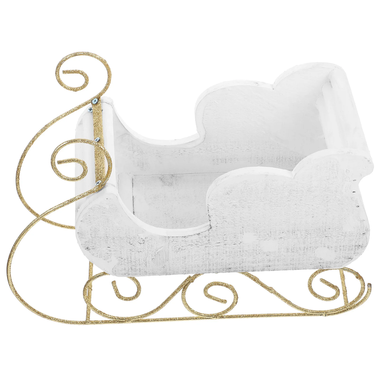 

Рождественский Настольный сани, украшение для рождественской вечеринки