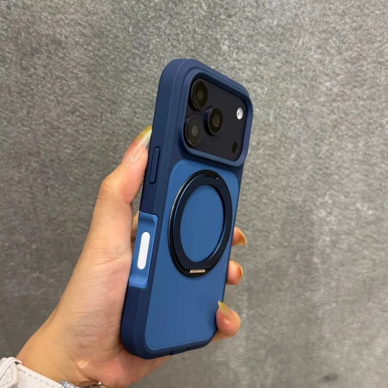 Swivel Folding Armor Silicone Shockproof Case with Camera Protection