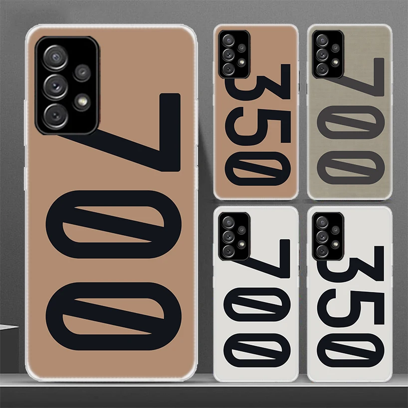 350 700 Custodia Per Telefono Yeezy-Design Per Samsung Galaxy S24 S22 S23 Ultra S20 Fe S10 S21 Plus S10E S9 S8 + Cover Posteriore Coque