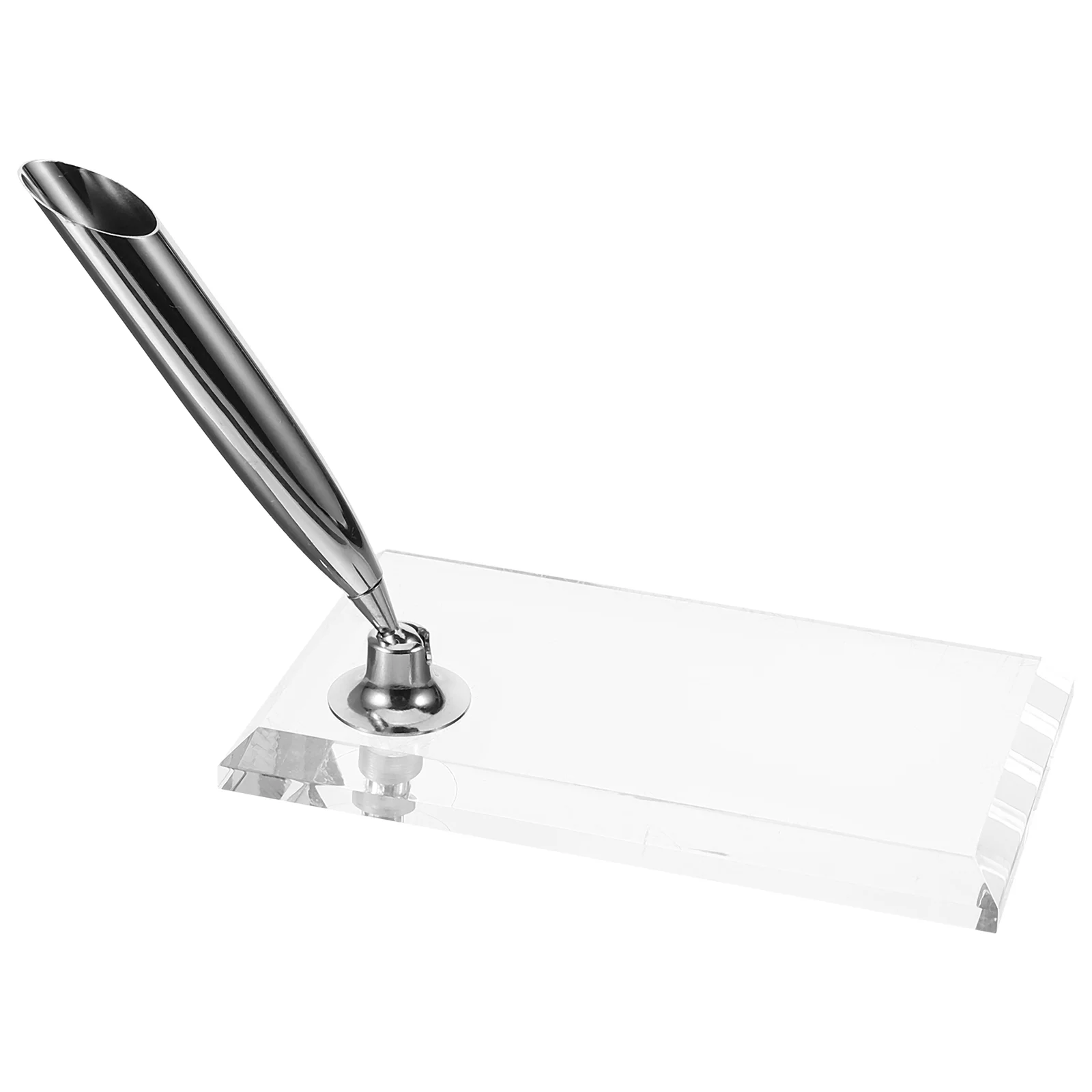 

Single Pen Display Stand Feathered Quill Pen Stand Base Acrylic Feathered Pen Holder Office School Supplies Wedding