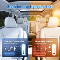 Chameleon Windscreen Front Window IRR99% High Insulation Sun Solar Car Tint Film Light Color Change Protection Sticker 5