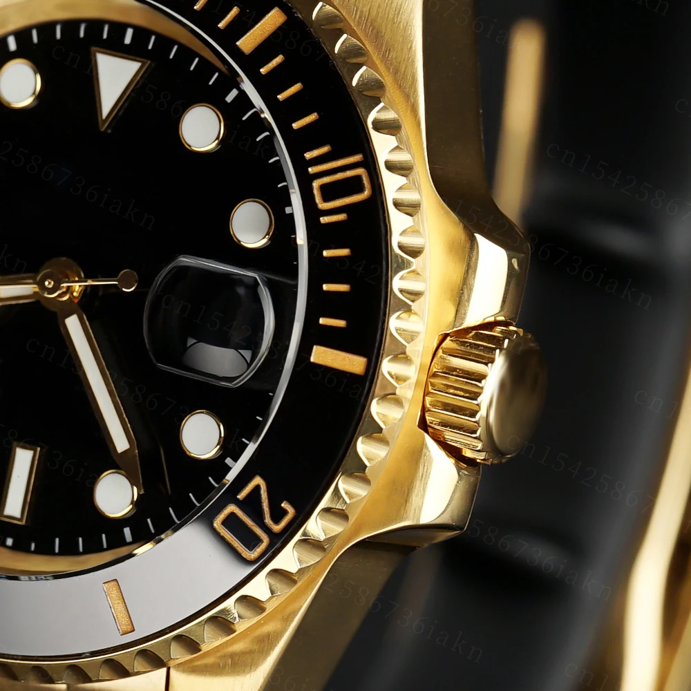 2022 Fashion New 40mm Men's Leisure Sports Sapphire Mirror Stainless Steel Material Waterproof Automatic Mechanical Watch