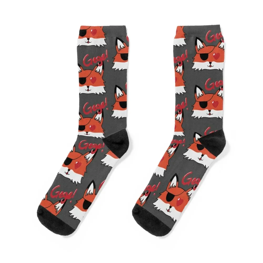 

Fox Hua Cheng with Heart-eyes Calling for Gege! Socks Rugby hiphop aesthetic set Women Socks Men's