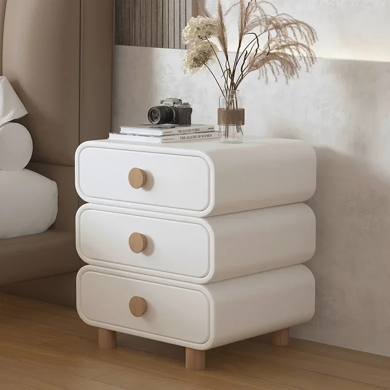 Bed Table Small Sofa Side Tables End Desk Bedside Round Bedside Storage Cabinet Night Designer Room Bedroom Design Living Locker