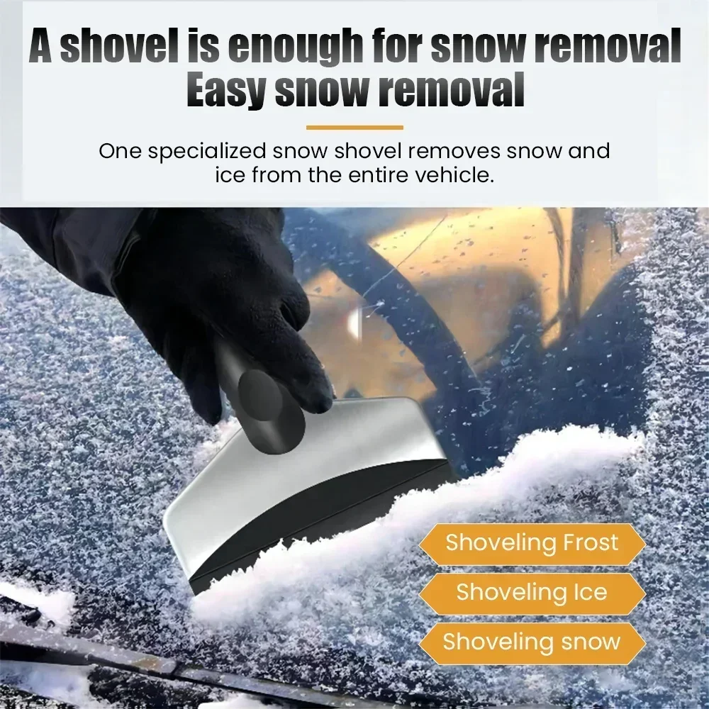 Car Snow Shovel Ice Shovel Window Cleaning Windshield Suitable All Parts Durable Cleaning Tools