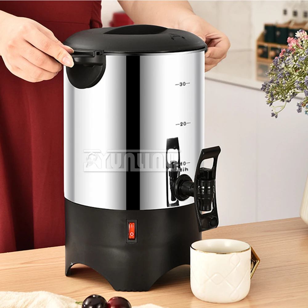 Commercial Coffee Insulation Bucket Stainless Steel Large Water Steam Dispenser Household Hot Water Thermal Warming Pot 3