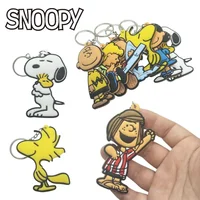 Snoopy Charlie Woodstock Key Chain Mobile Phone Chain Keyring Student Gift Cute Cartoon Bag Pendant Lanyard Decor Keychain Gift 1