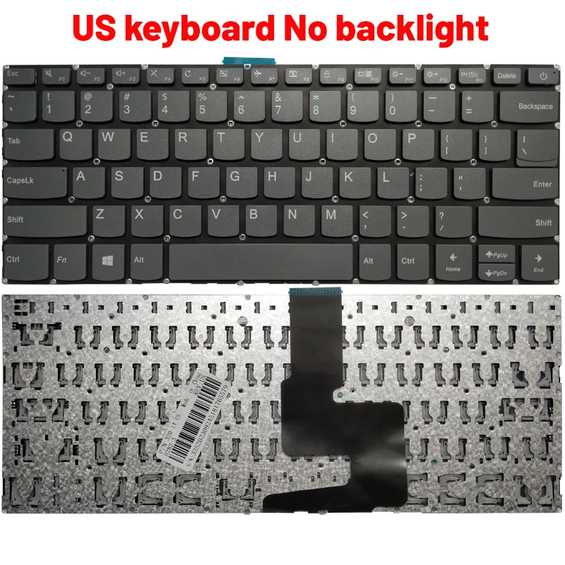 Teclado Latino do Laptop para Lenovo Ideapad 520s14 520s-14ikb 520s-14ikb 520s-14ikbr 330-14ast 330-14igm 330-14ikb S145-14 S145-14iwl us - Imagem 3