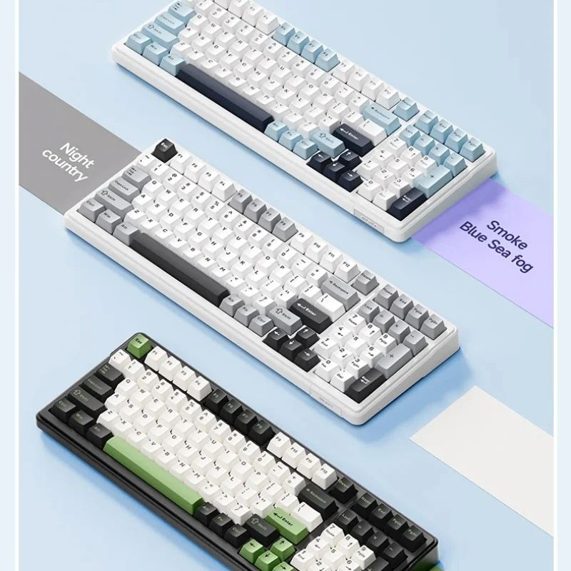 

F99 Wireless Gaming Mechanical Keyboard Tri-Mode 2.4G Bluetooth RGB Wired 99 Keys Hot Swap PBT Gasket for PC Laptop Tablet