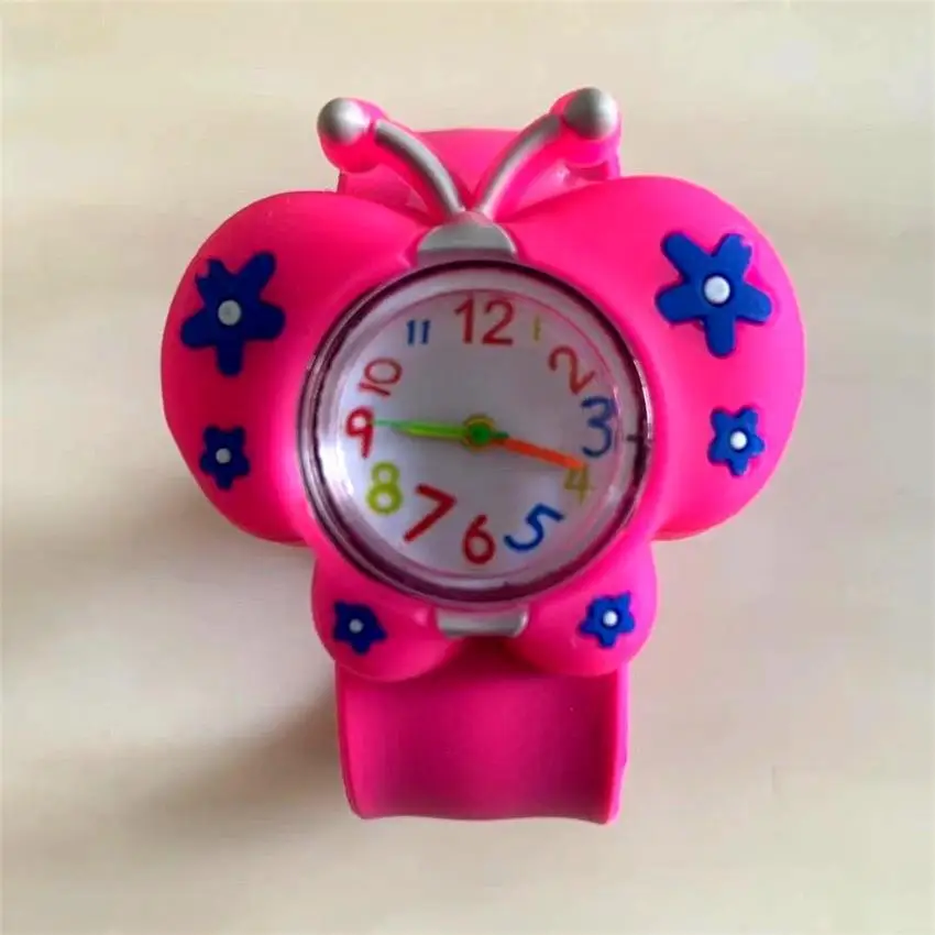 Vicloon Reloj Infantil Impermeable para niños, Movimiento de Cuarzo, diseño  de Dibujos Animados en 3D, Reloj Digital Infantil de 3 años a 11 años,  niñas y niños, Pink Print, cinturón : : Moda