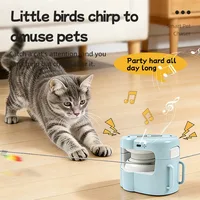 Cross-Border Hot-Selling Automatic Interactive Cat Toy Indoor Chasing Exercise Intelligence Stimulation Pet Manual Automatic Con 3