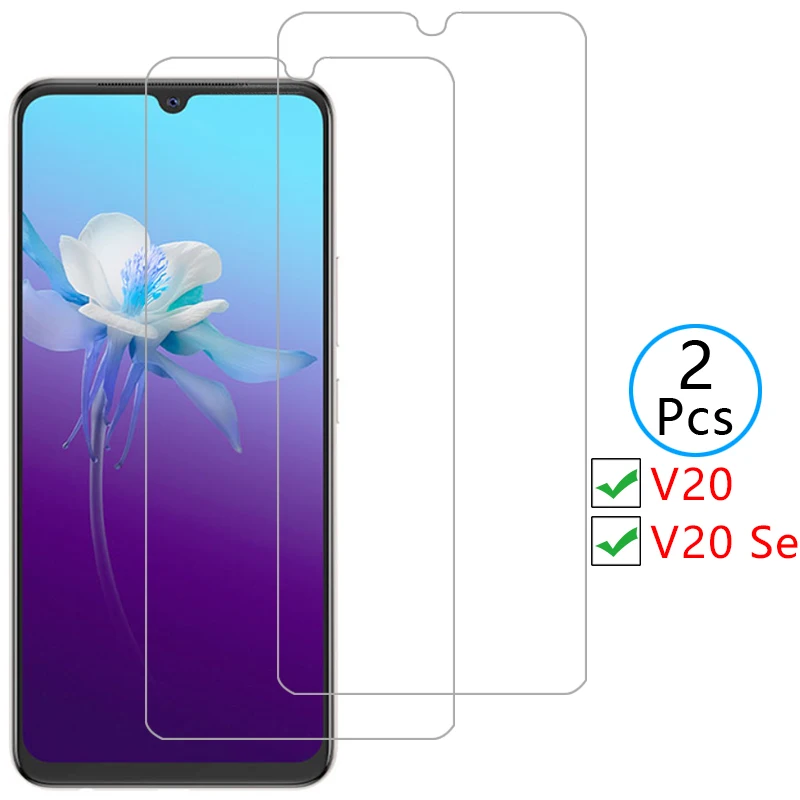 

screen protector for vivo v20 se protective tempered glass on vivov20 2021 v 20 20v v20se safety phone film 9h viv 6.44