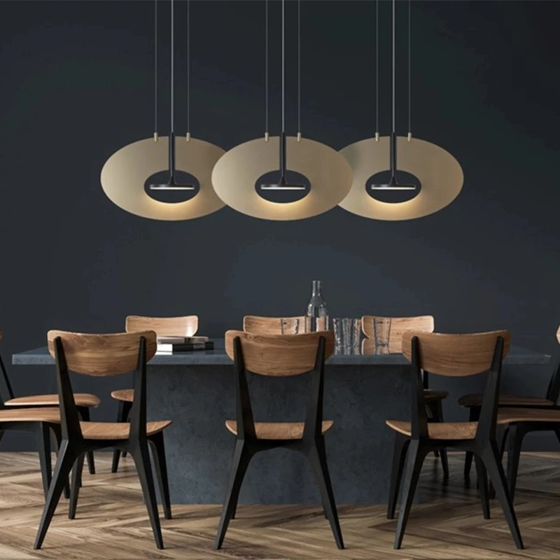 

Art Deco LED Pendant Lights Gold Metal For Dining Room Kitchen Bedroom Bedside Cord Adjustable Drop Shipping