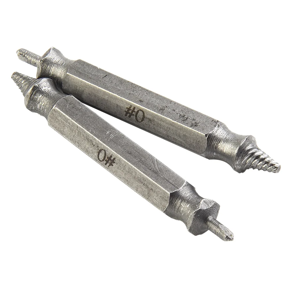 2pcs Damaged Screw Extractor Drill Bit Broken Screws Removal Tool 2-3mm  Bolt Remover Extractor Take Out Demolition Tools