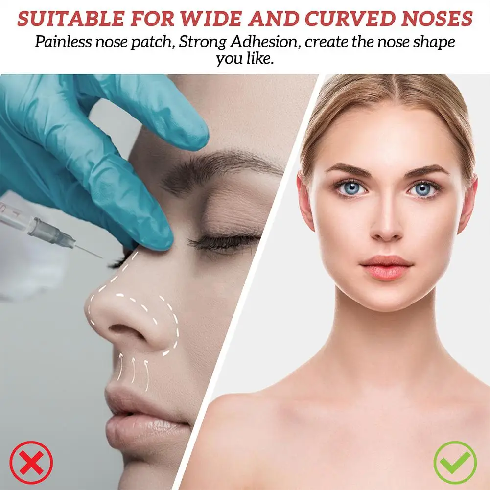 Nose Shaper Shrink Nose Patch Cosplay Special Nose Slimming Shrink Strip Slimming Invisible Beauty Patch To Create Exquisite Makeup